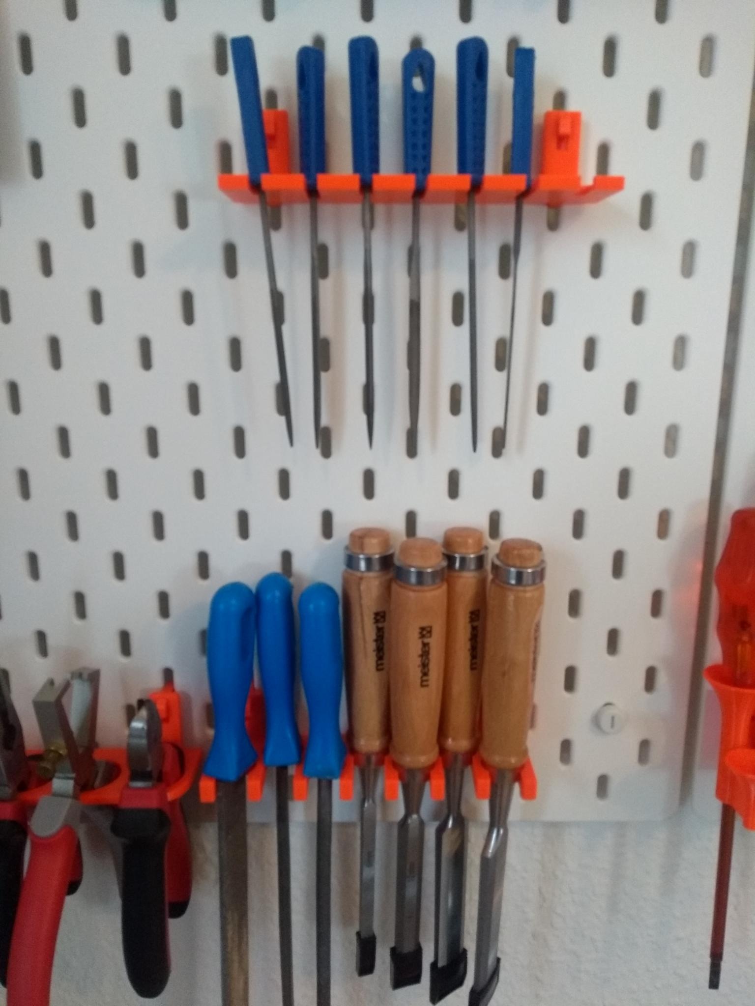 Ikea Skadis Chisel and File Holders