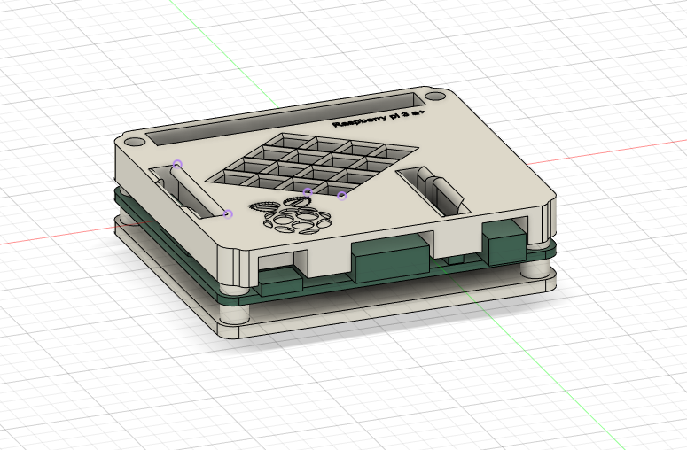 raspberry pi 3 a+ case. 3mf