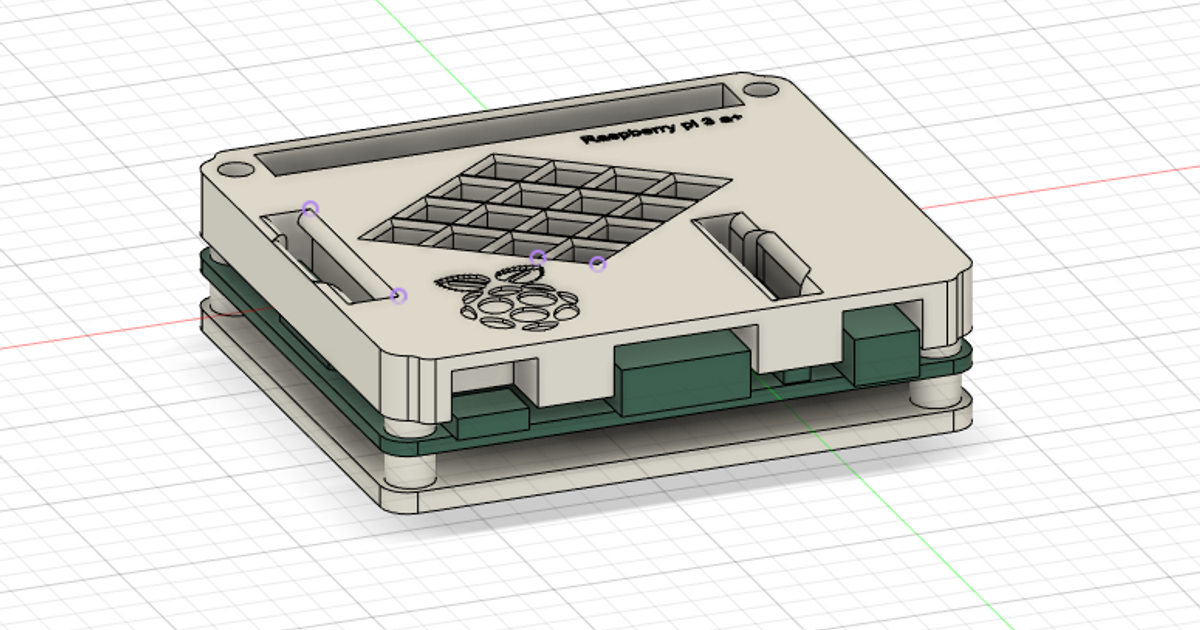 Raspberry pi 3 a case 3mf by balzac v download free stl model
