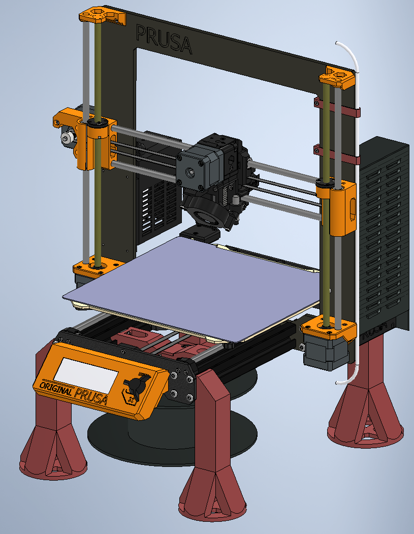 Prusa i3 MK3S+ spool base upgrade by FerFerro | Download free STL model | Printables.com