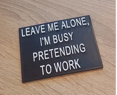 Decoration funny board