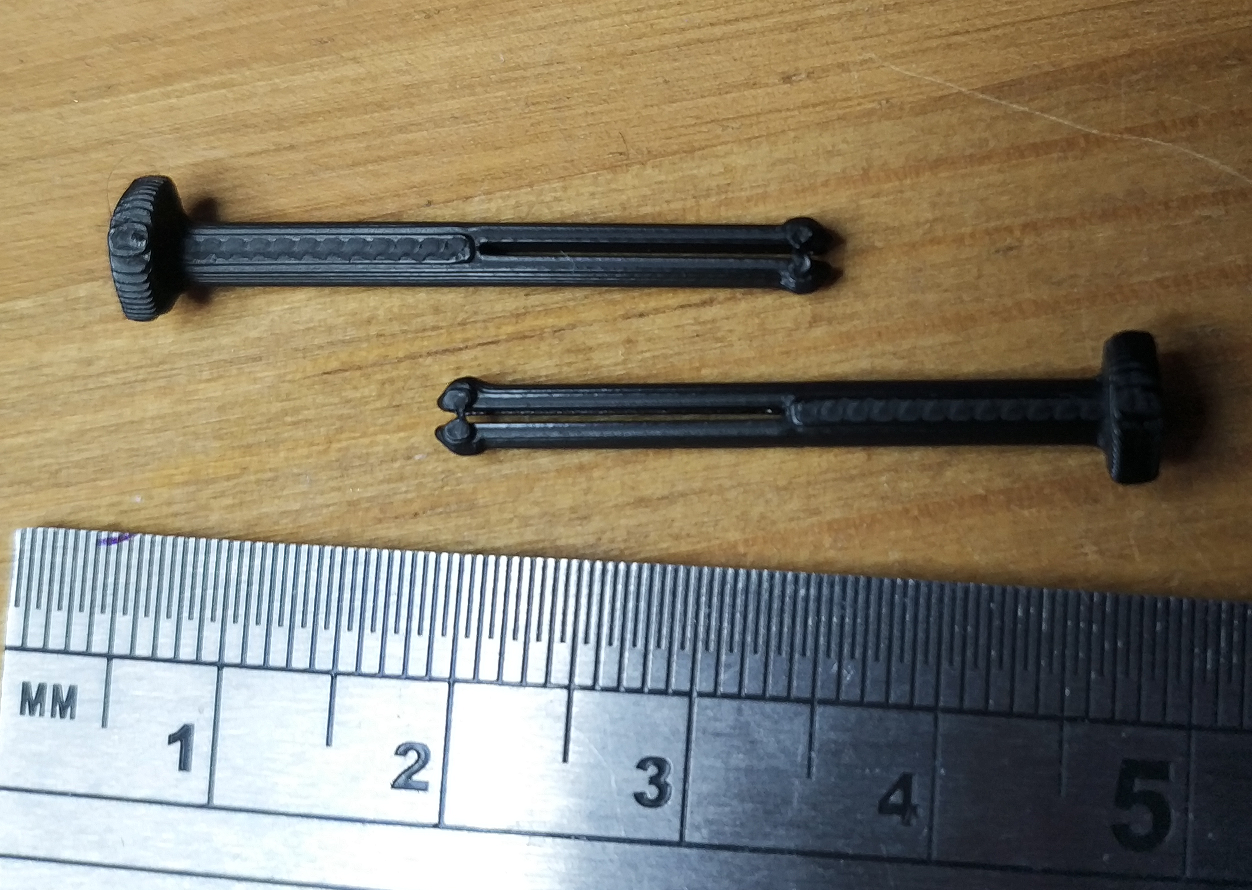 Miniatura 2 do modelo 3D SBox for MINI - hinge axis pin / peg