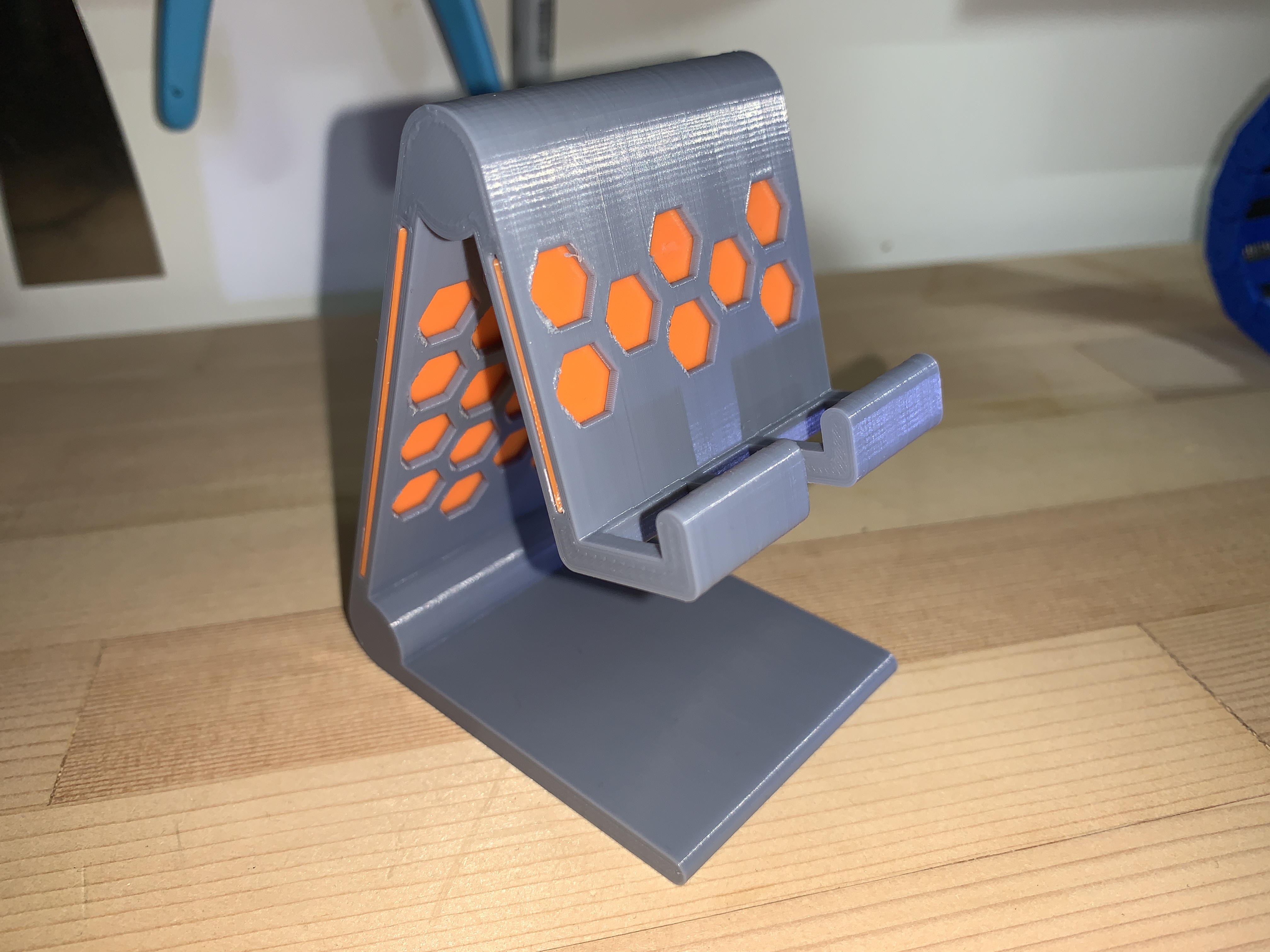 Basic Cell Phone Stand/Holder With Replaceable Color Panels