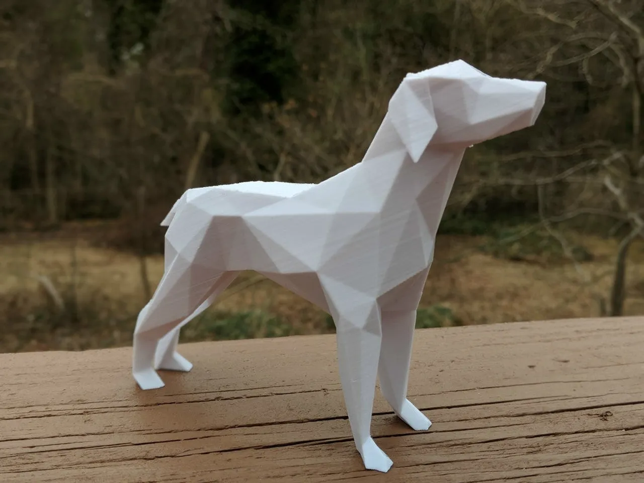 Dog Papercraft Low Poly (Download Now) 