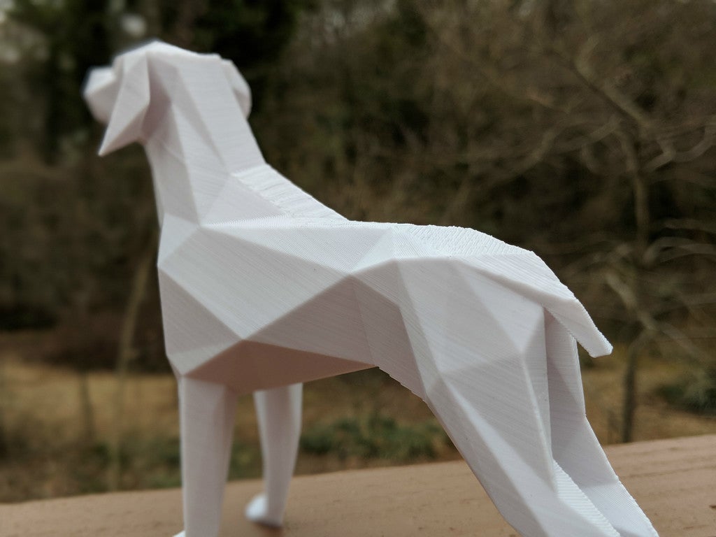Miniatura 4 do modelo 3D Low Poly Dog
