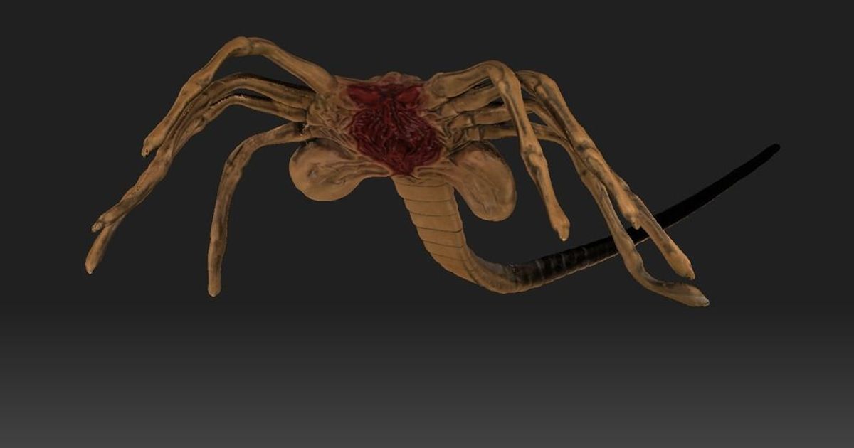 Facehugger by billyd Download free STL model