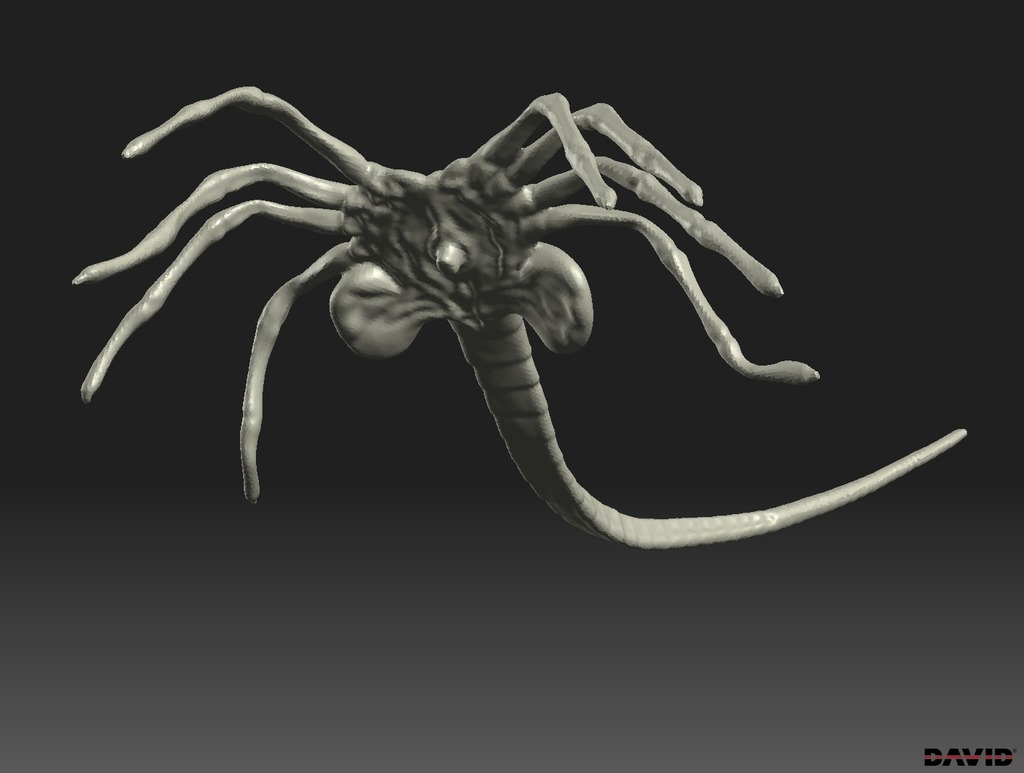 Facehugger by billyd Download free STL model