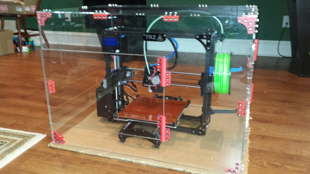 Lulzbot Taz 4 or 5 enclosure remix by billyd | Download free STL model ...