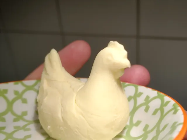 Chicken mold butter