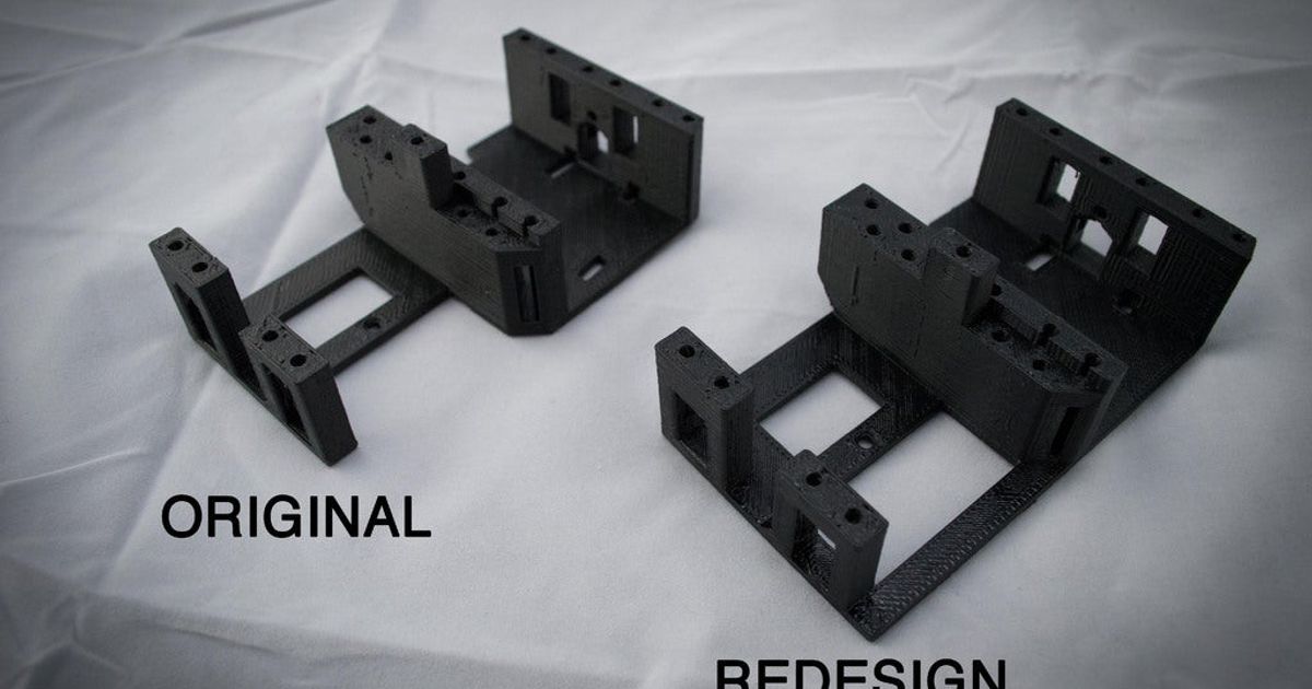 InMoov Simple Servo Bed Reinforced Design by Andrew_Sink Download