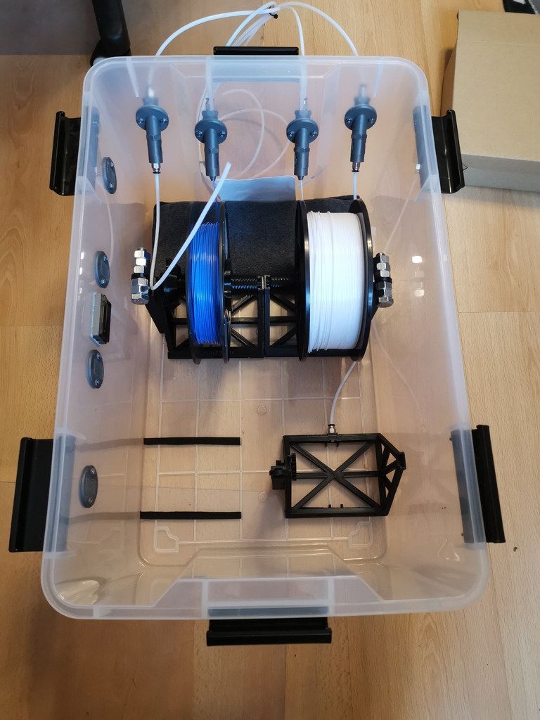 Drybox for Prusa MMU2 by angelnu Download free STL model