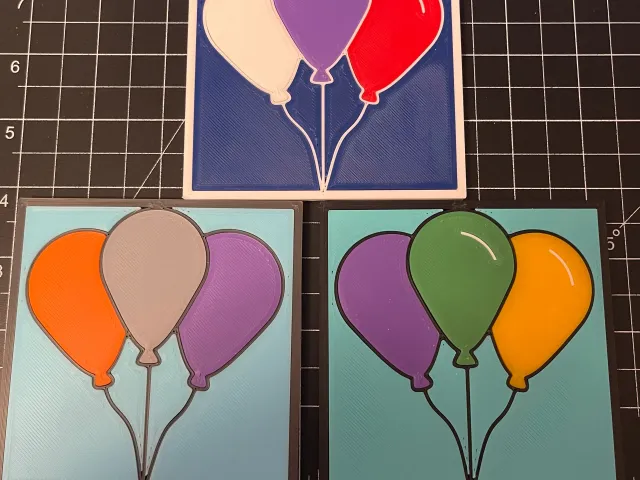 Color Swatch Balloon Tile