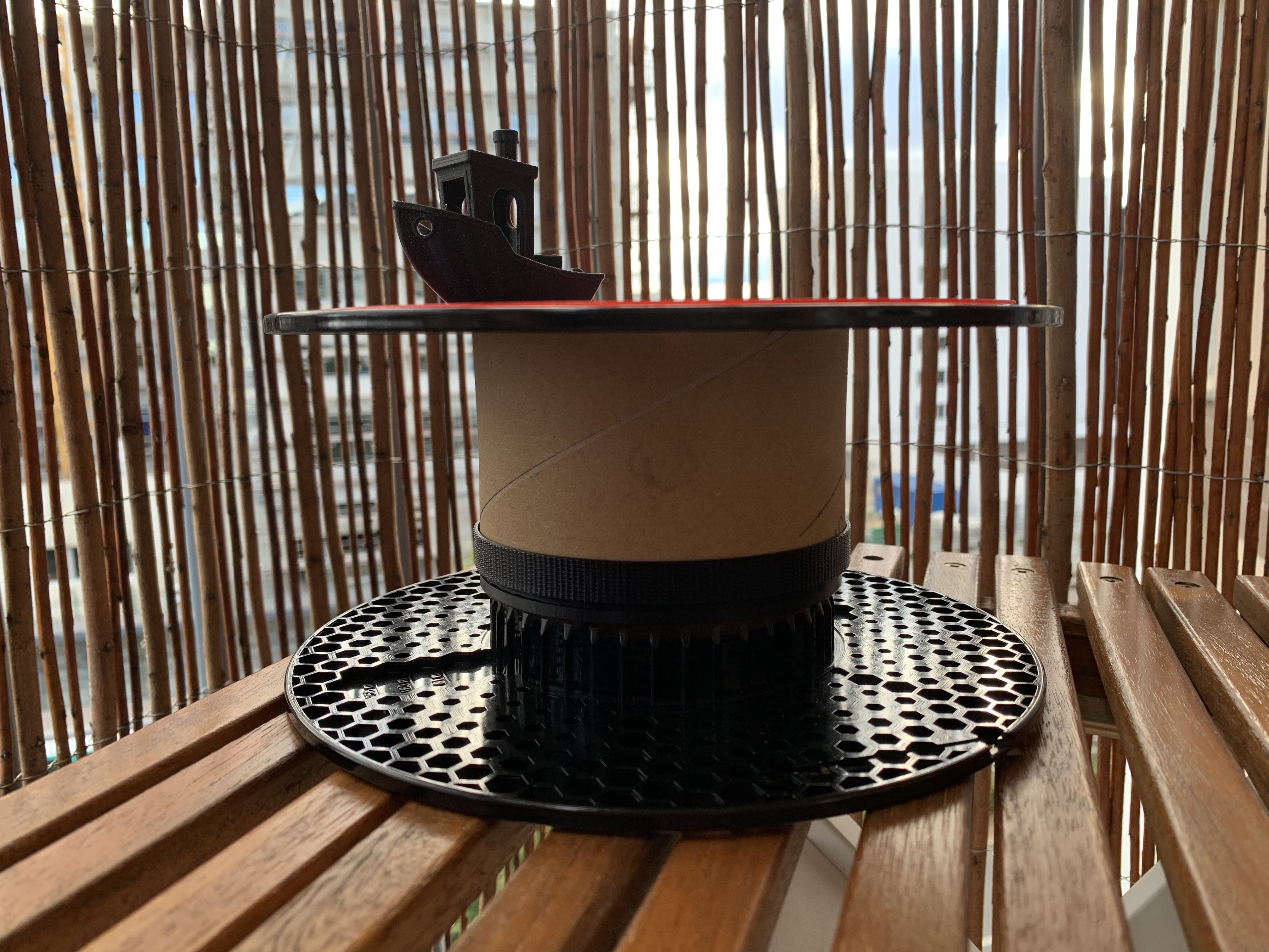 Rotary Plate : Prusament spool upcycling