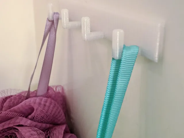 Shower Loofah Scrubber Hanger