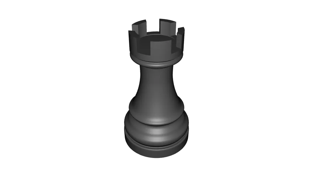 Rook Chess Piece | 3D model