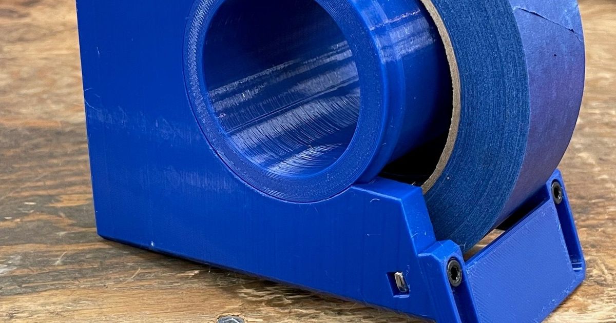 Tape Dispenser Wall Mount by 460outdoorTig Download free STL model