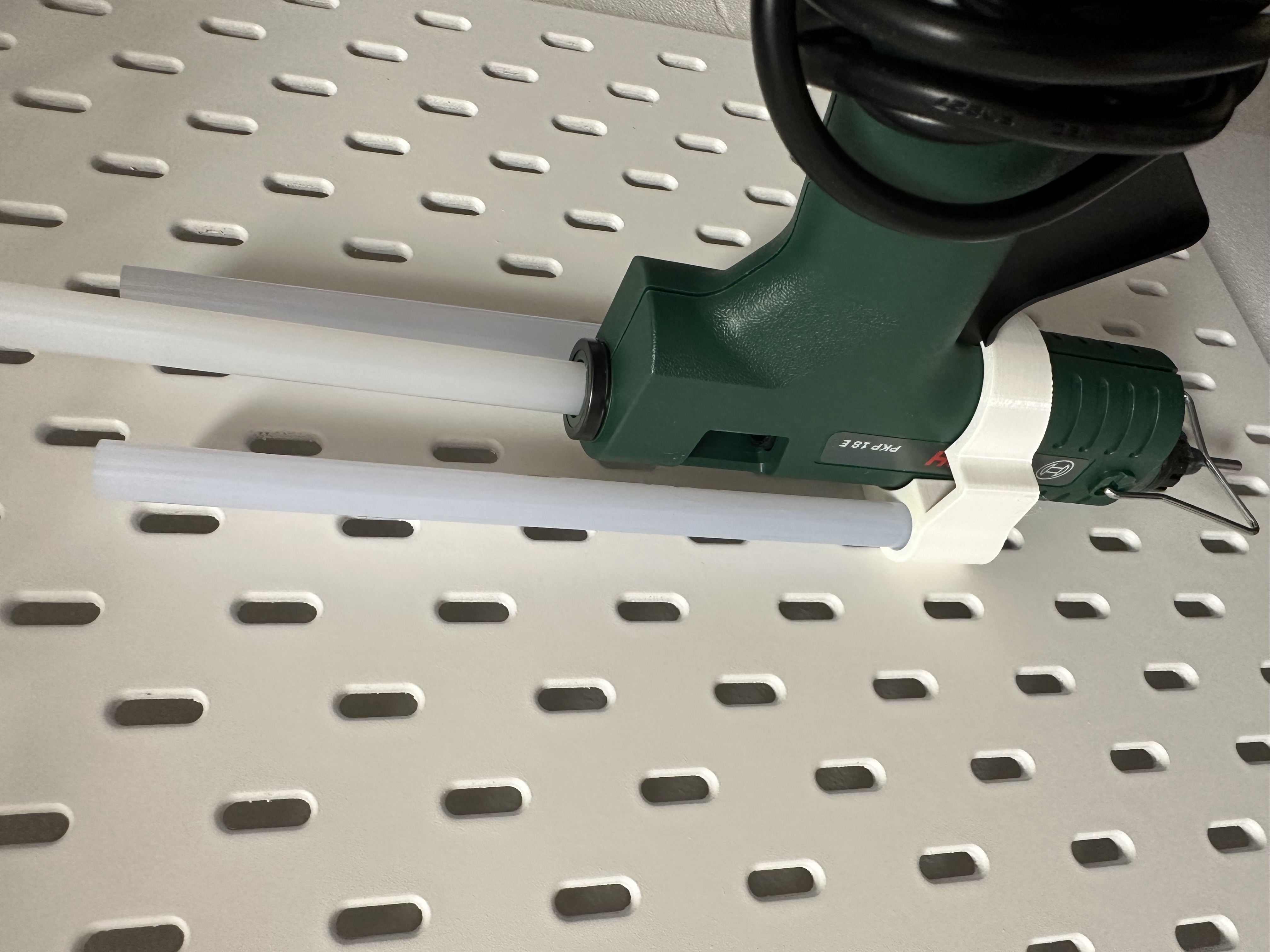 Bosch PKP 18E Glue Gun Holder For IKEA Skadis By Tom J Hajda 