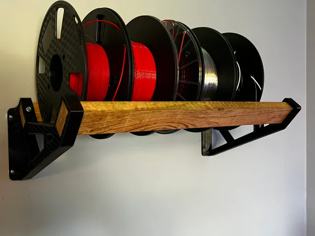 Topology optimized filament shelf bracket
