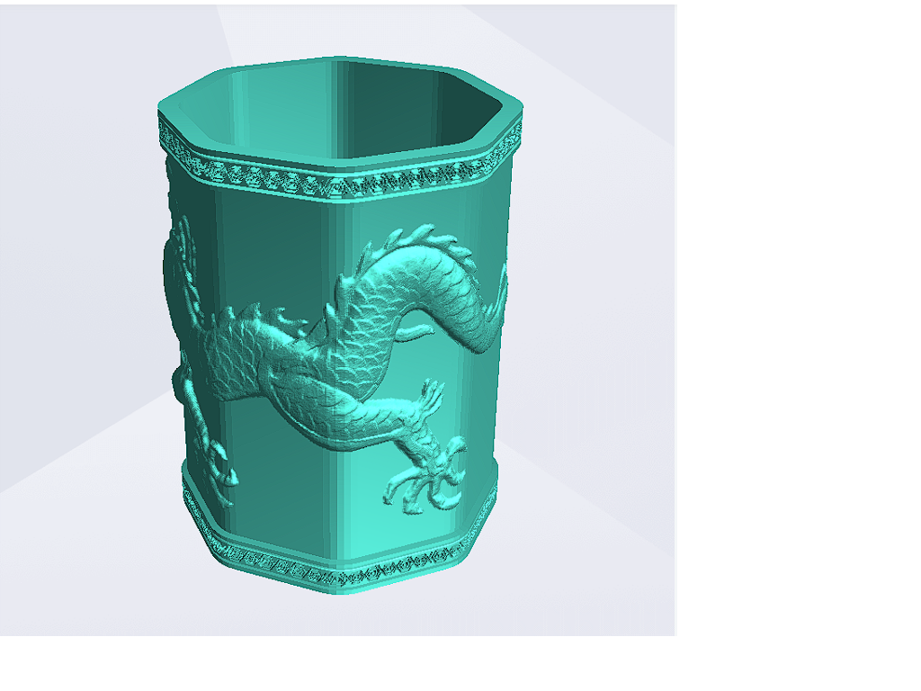 Dragon pen holder by liamwerk7676 download free stl model