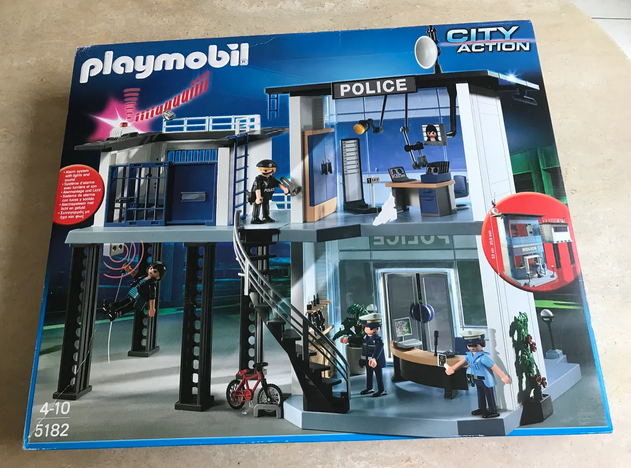 Ladder for Playmobile Police playset by Njko, Download free STL model