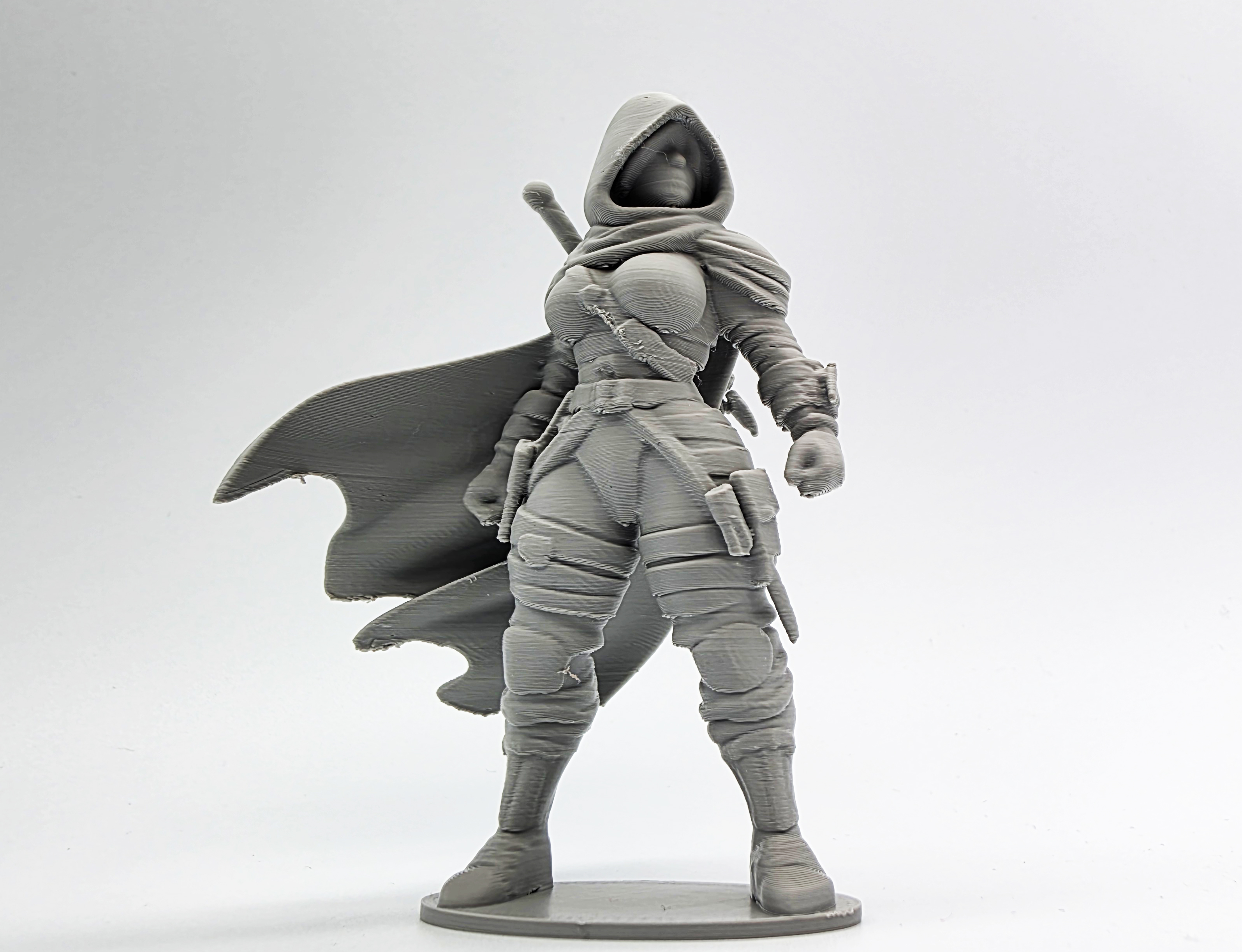 Female Hooded Assassin Figurine — miniatura 6