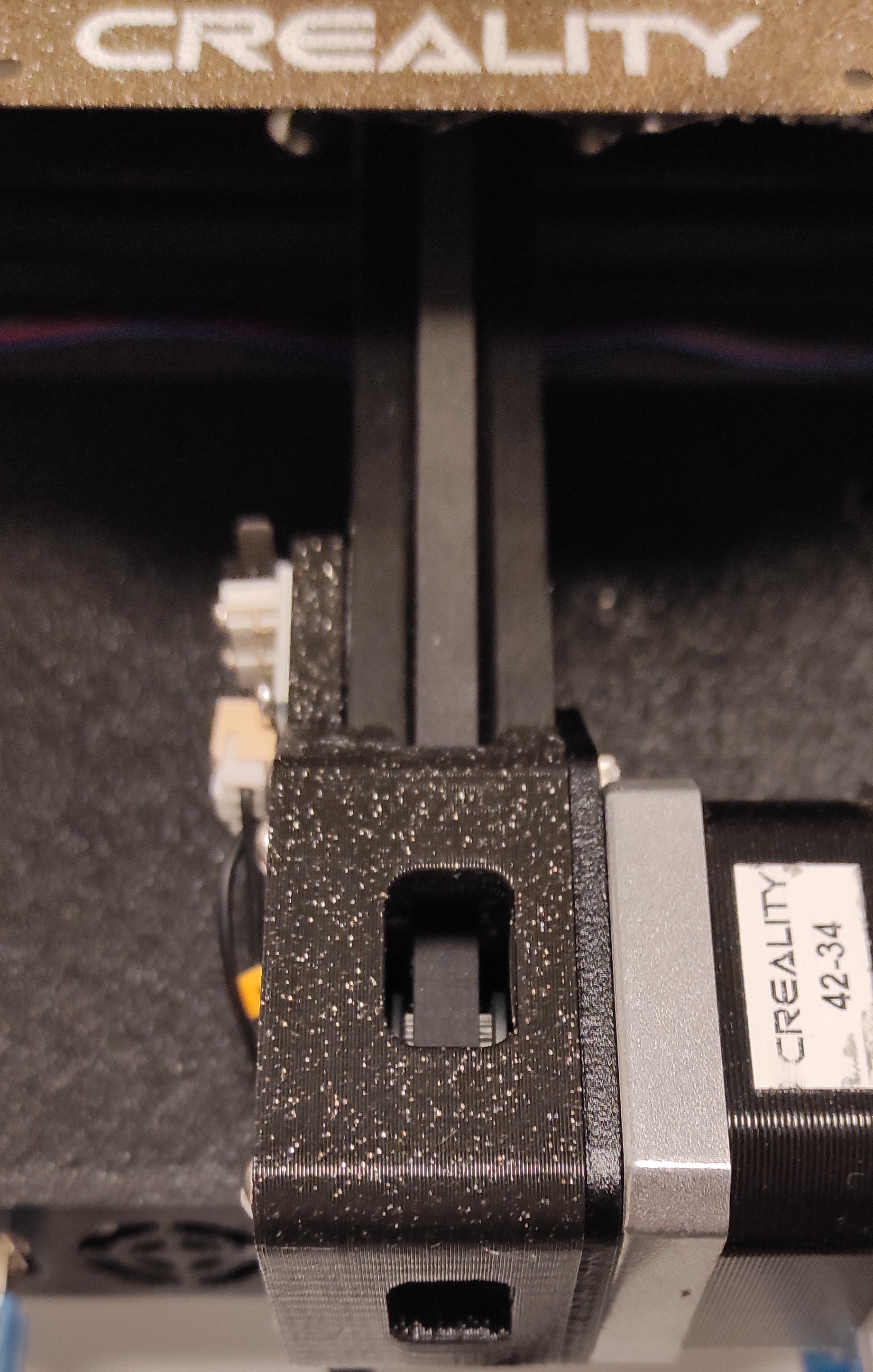 Ender 3 Y Motor Mount Reinforced with endstop holder (fixed belt clearance)