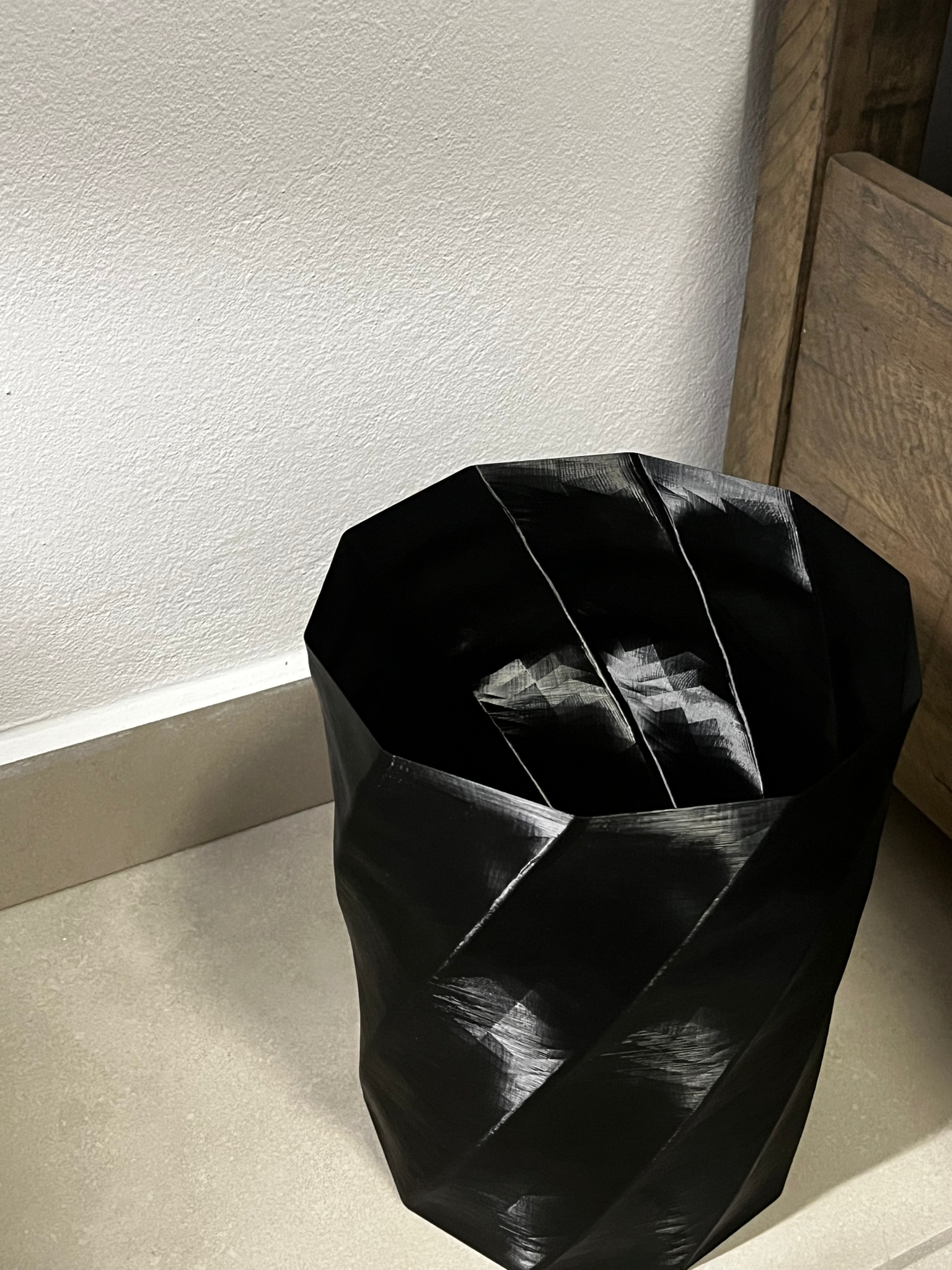 Spiral Trash Can