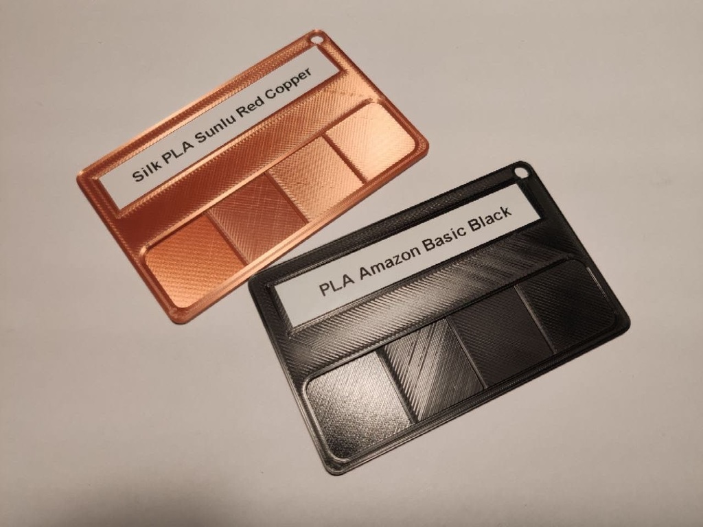 Filament Samplecard