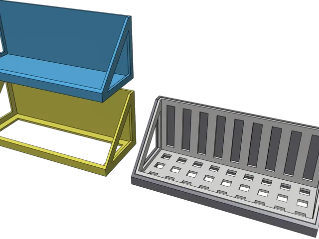 Kitchen Rack Shelf Tray for Sponge Steel Wool Scouring Pad holder with insert for easy cleaning easy printable policka houba dratenka kuchyne drzak