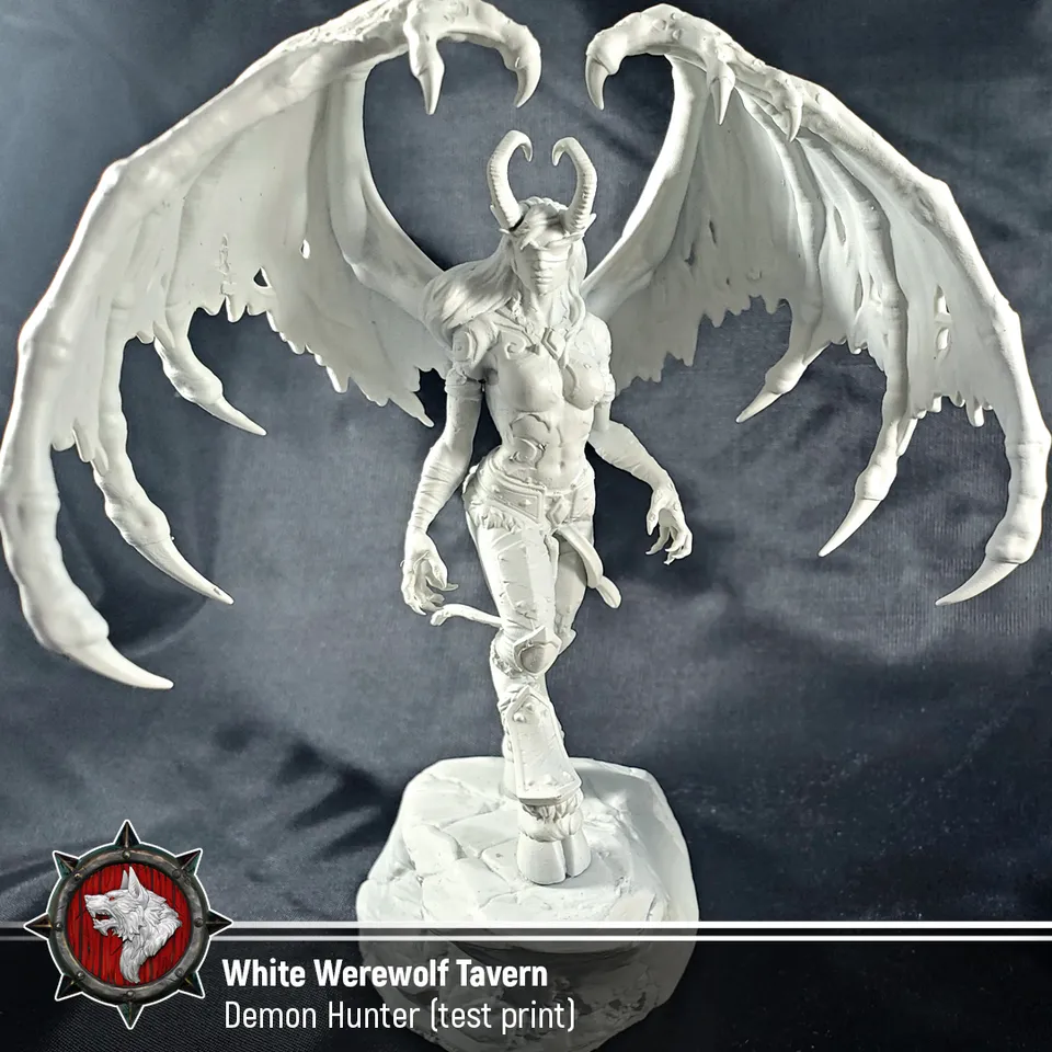 Demon Hunter by White Werewolf Tavern | Download free STL model |  Printables.com, image size:960x960