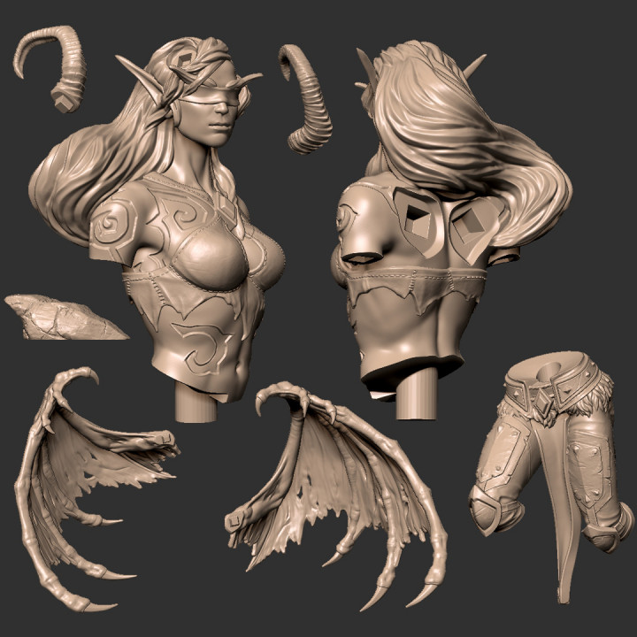 Miniatura 8 do modelo 3D Demon Hunter