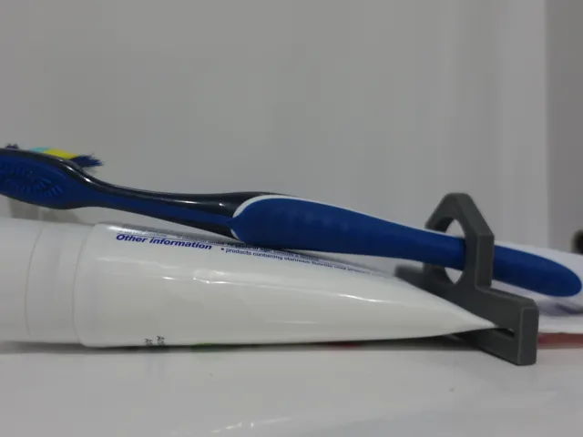 Toothbrush and Toothpaste Holder