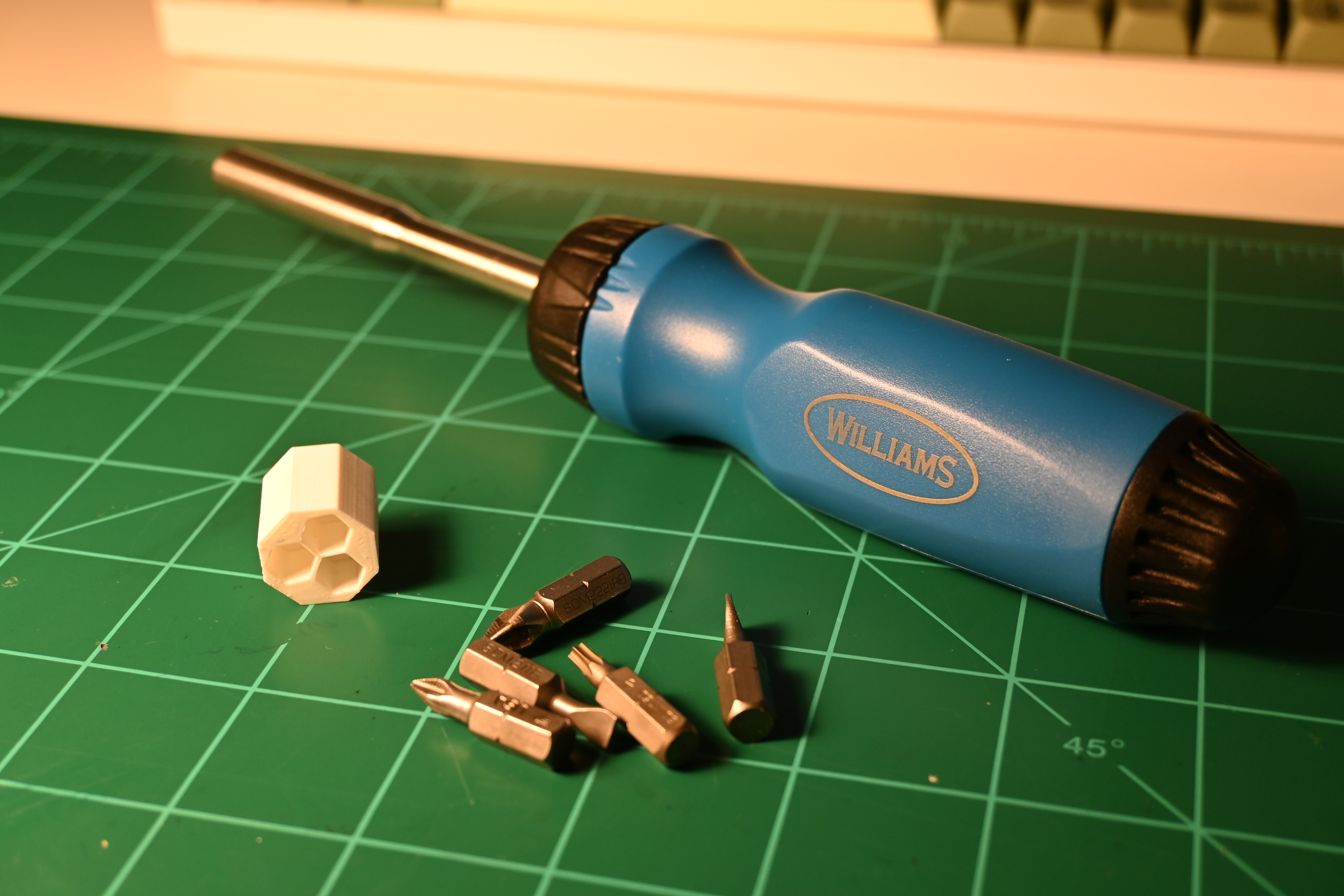 Bit Holder For Williams WRS-1 Ratcheting Screwdriver