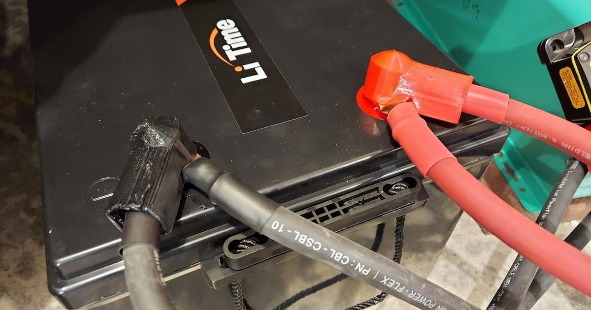 Battery Cable Boot by ValleyGeek Download free STL model