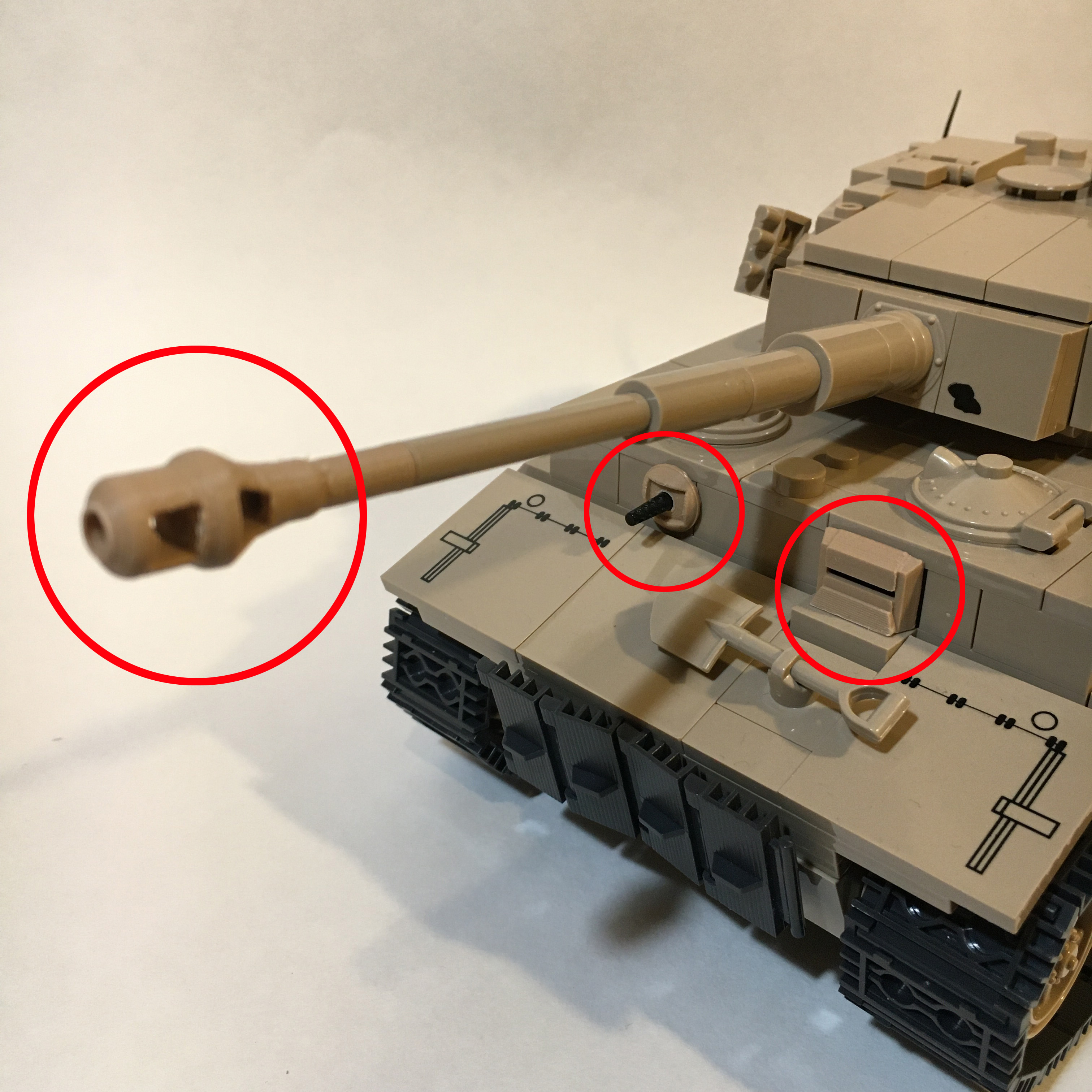 Cobi Tiger Upgrade Parts