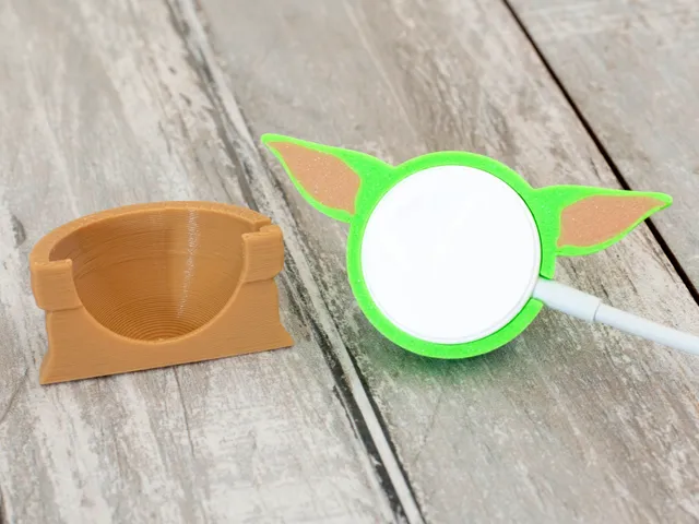 Baby Yoda apple watch charger cover