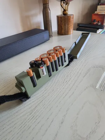 Tactical battery holder