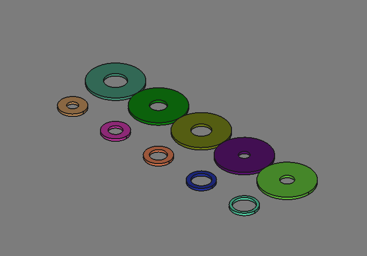 Washers by ICant3DPrint | Download free STL model | Printables.com