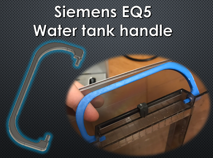 Water tank handle Siemens EQ5 coffe machine.