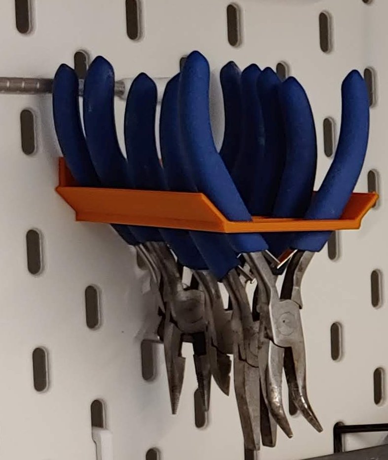 Skadis 5 small pliers holder (T-NUTs)