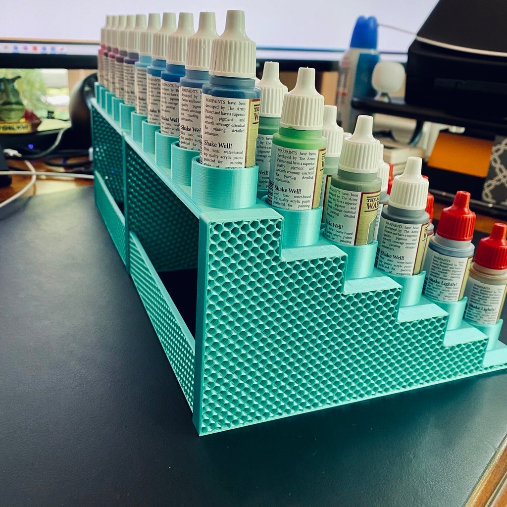 Modular Holder Rack For Miniature Paints And Brushes By Fuchsr   Large Display Img 1673 35766 