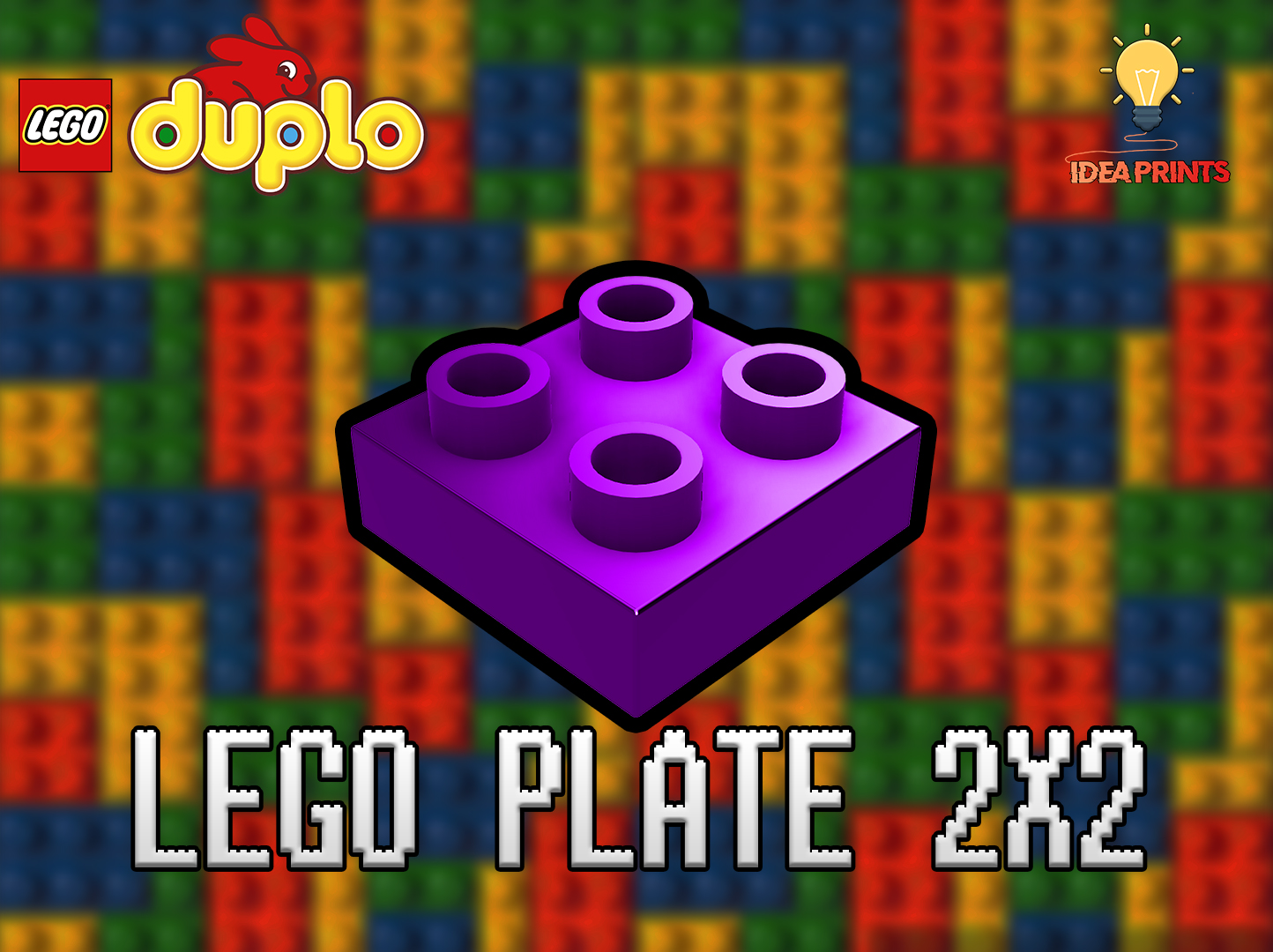 Lego Duplo Plate 2x2 #40665