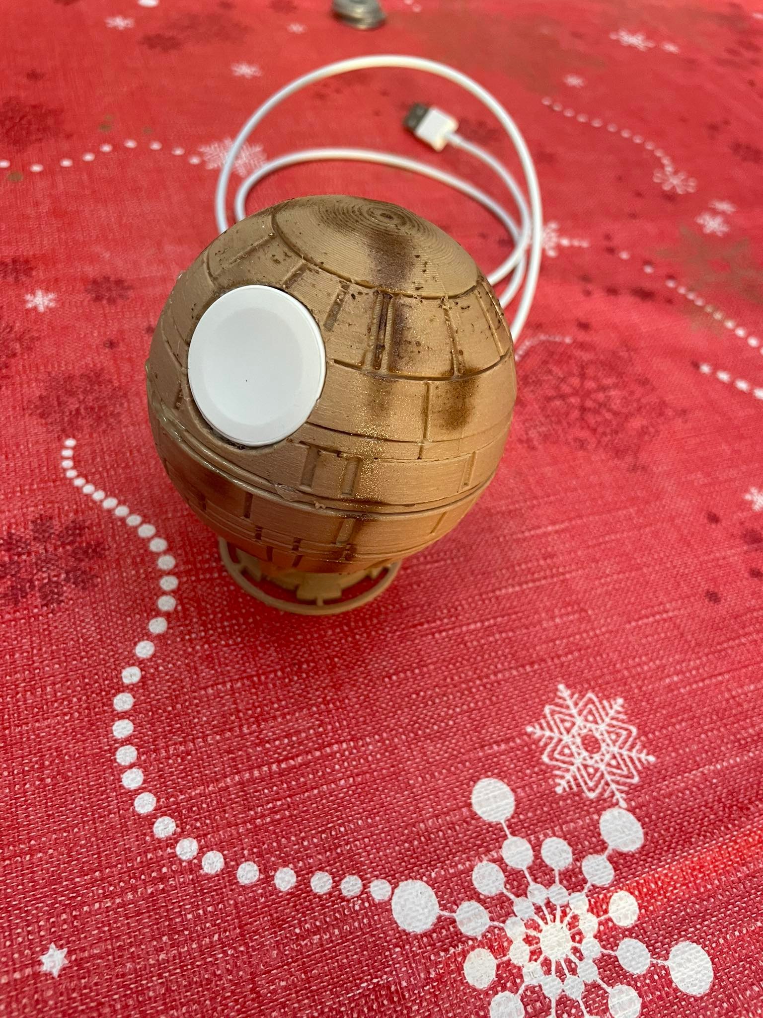 DeathStar Apple watch charger