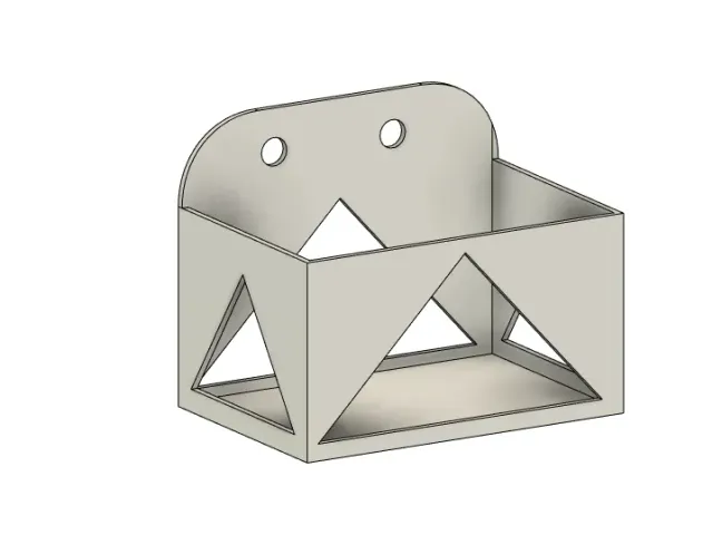 Wall Remote Control holder - 60*40mm inside (low filament use)