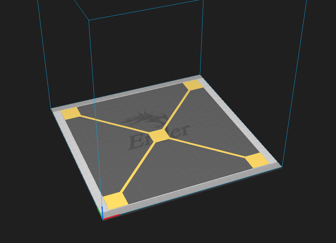 Ender 3/pro/v2/s1 bedlevel test by ICant3DPrint Download free STL