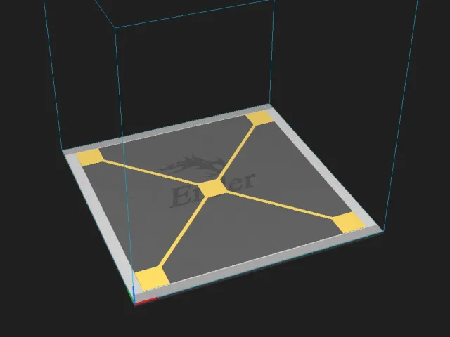 Ender 3/pro/v2/s1 bed-level test