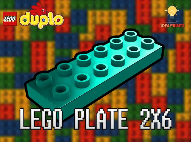 Lego Duplo Plate 2x6 #98233