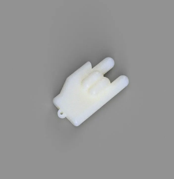 Rocker hand for keychain by Acho3D | Download free STL model ...