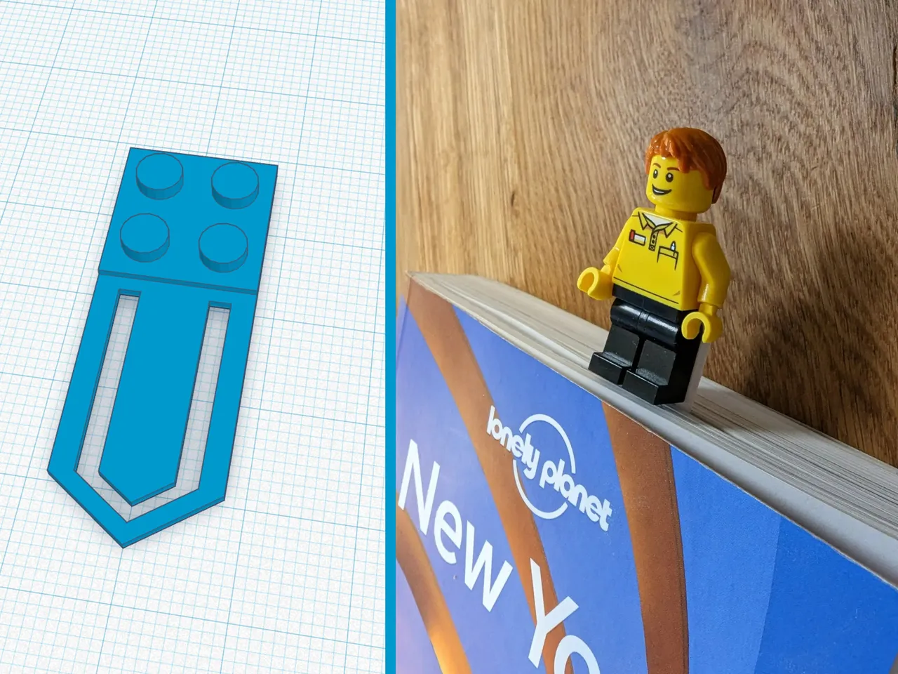 Bookmark - Lego compatible by Martin Th.