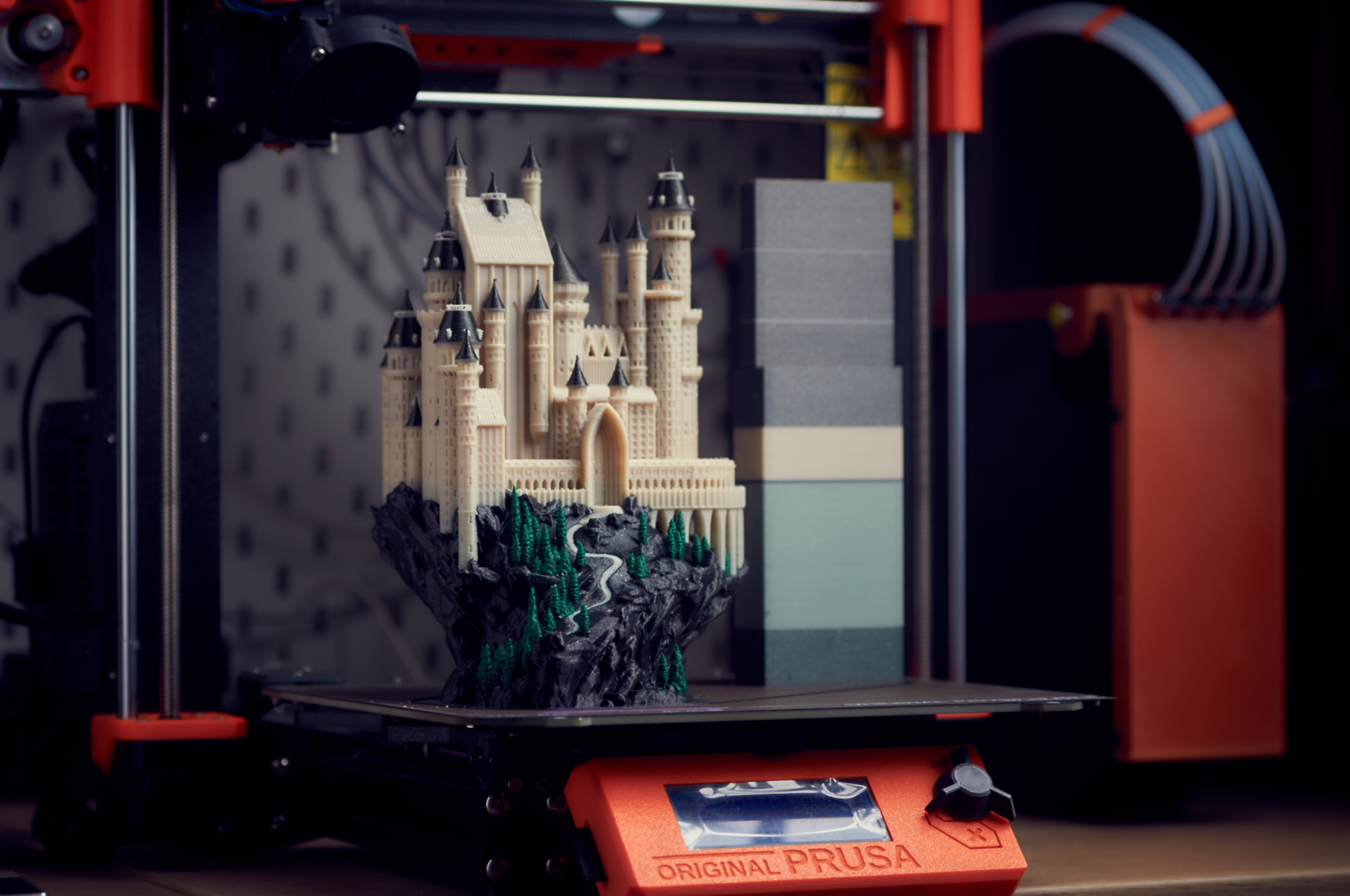 Multicolor Medieval Castle